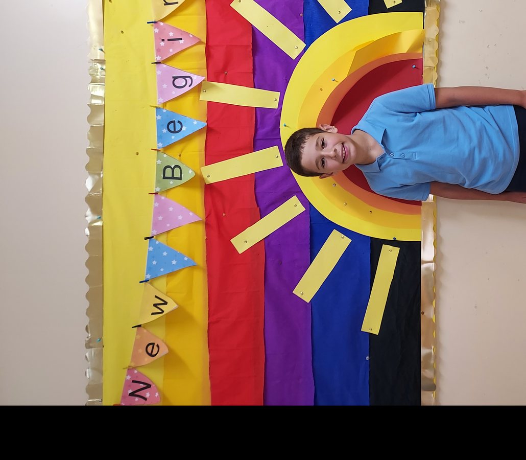 Alumno de Educación Primaria en su clase