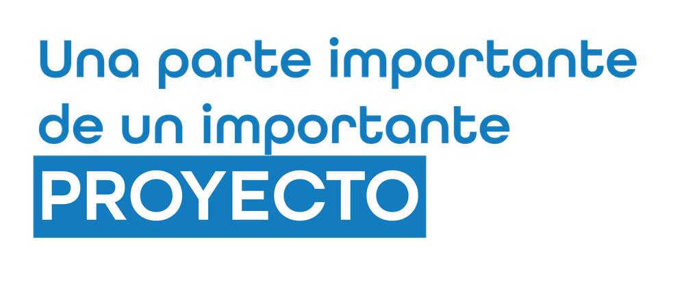 Una parte importante de un importante PROYECTO